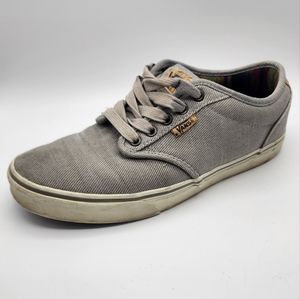 Mens Van's Grey Size 8.5